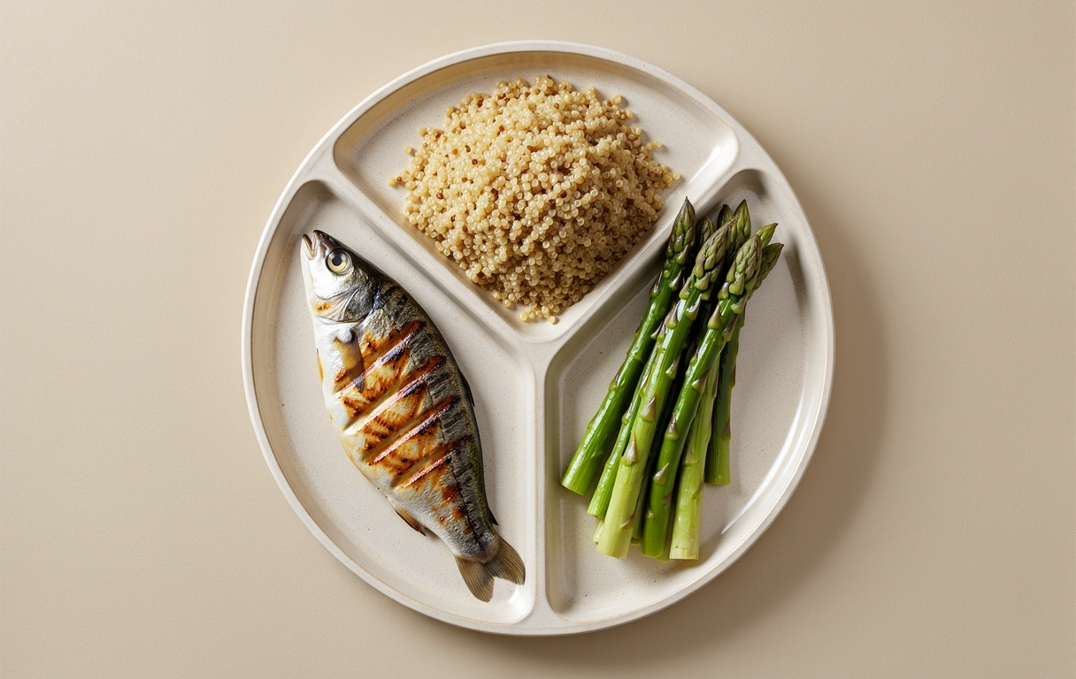 Vue d'ensemble d'ingrédients frais et nutritifs